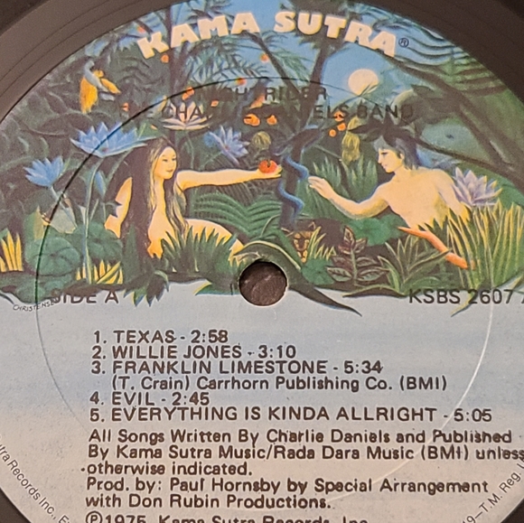 Charlie Daniel's Band Night Riders vintage and album EUC - Picture 3 of 13